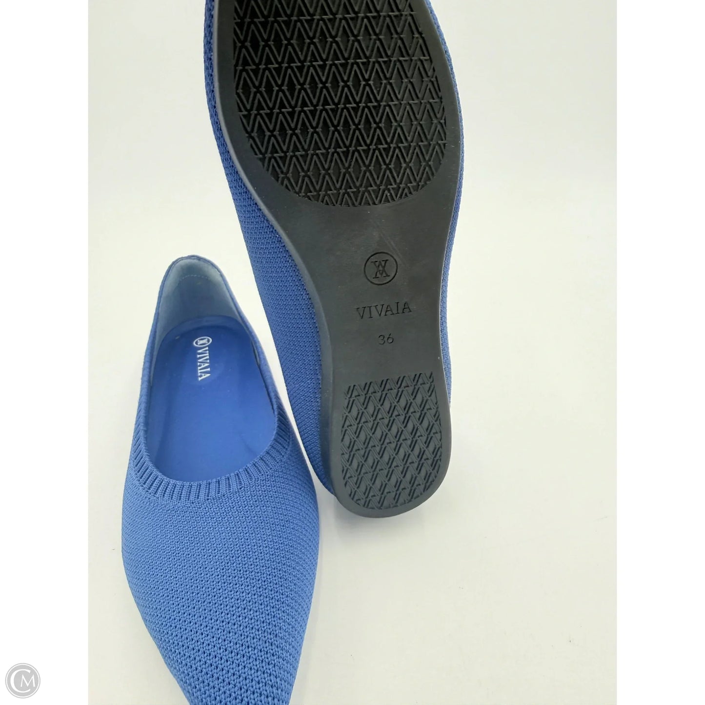 Shoes Flats By Vivaia In Blue, Size: 5.5