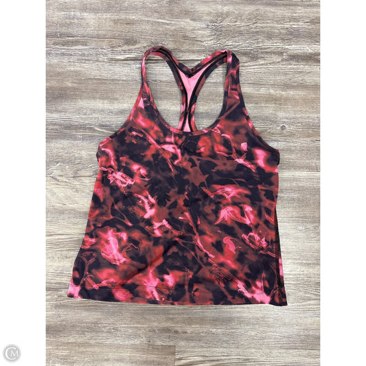 Athletic Tank Top By Lululemon In Red, Size: M