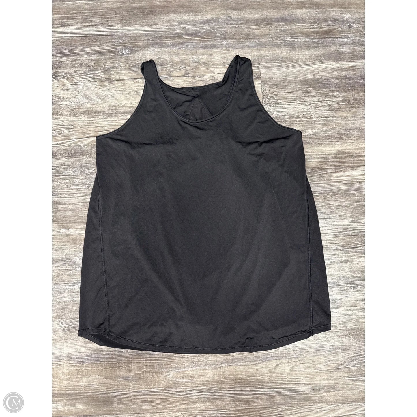 Athletic Tank Top By Lululemon In Black, Size: Xl