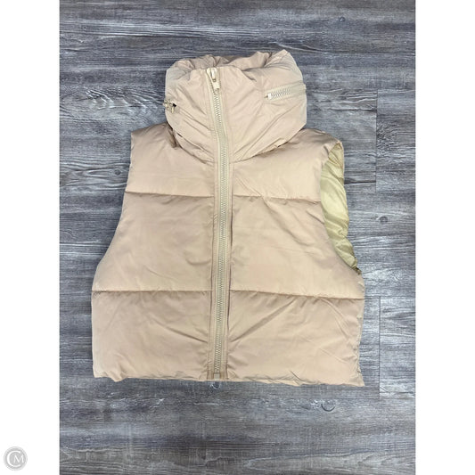 Vest Puffer & Quilted By Apparis In Tan, Size: Xxs