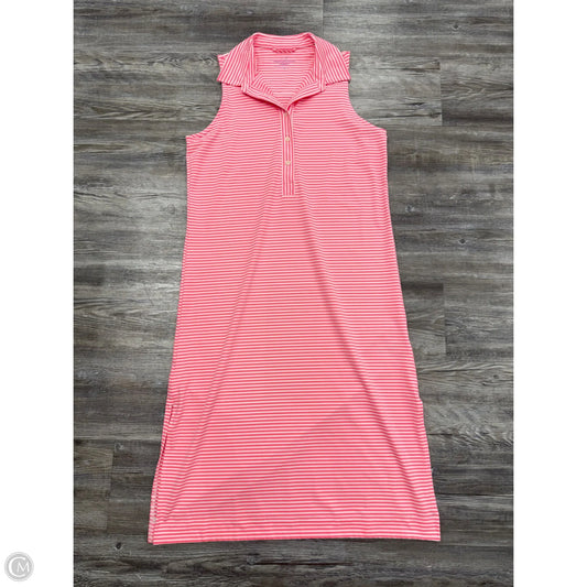 Dress Casual Midi By Vineyard Vines In Pink, Size: S