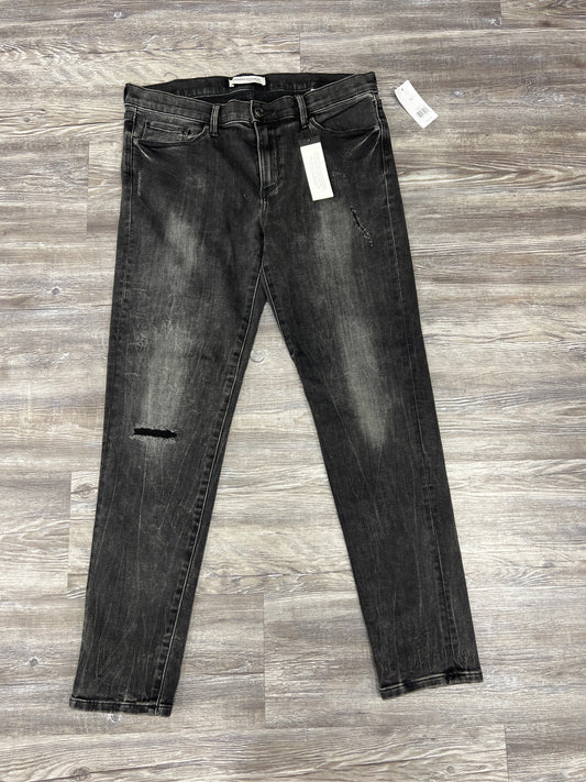 Jeans Skinny By Banana Republic In Black, Size: 10