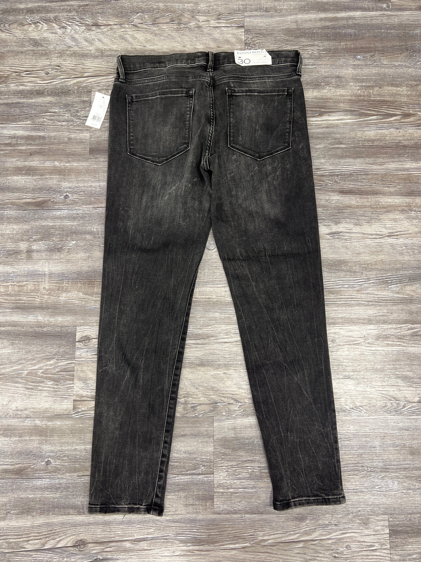 Jeans Skinny By Banana Republic In Black, Size: 10