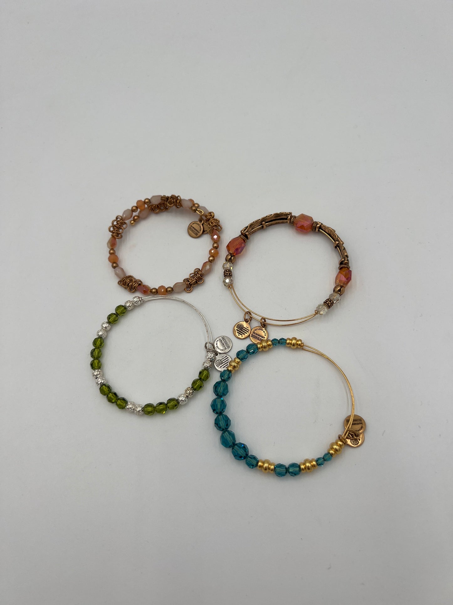 Bracelet Beaded By Alex And Ani, Size: 04 Piece Set