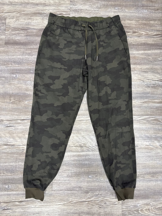 Athletic Pants By Lululemon In Camouflage Print, Size: 8