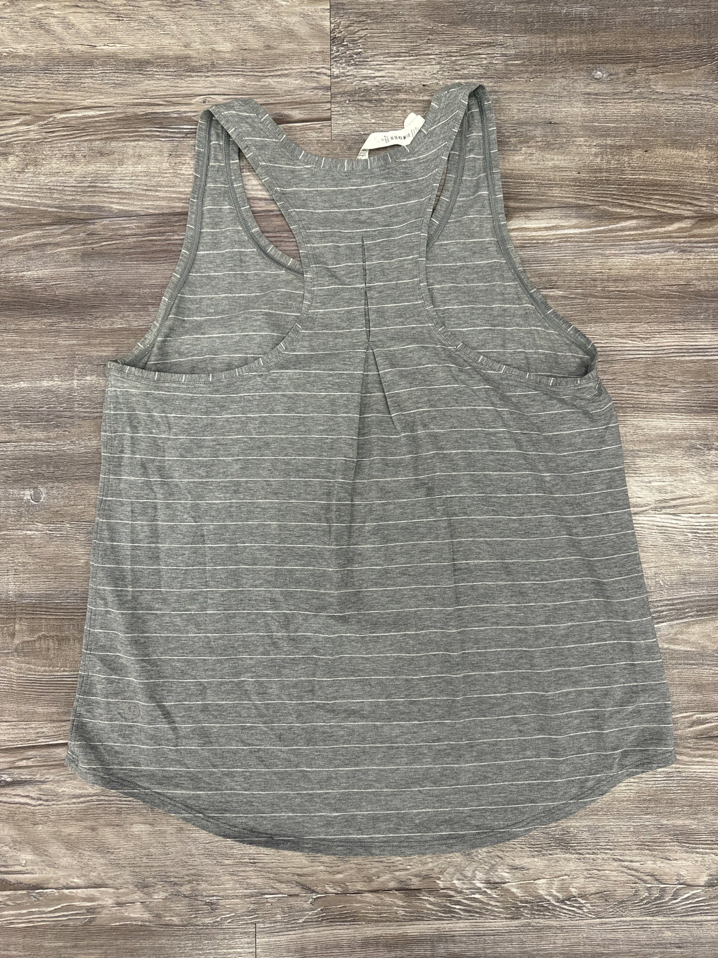 Athletic Tank Top By Lululemon In Grey, Size: 10