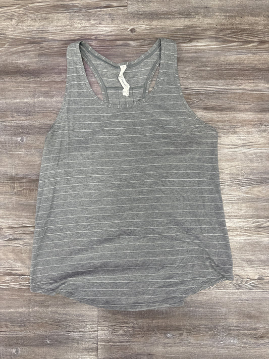 Athletic Tank Top By Lululemon In Grey, Size: 10