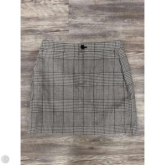 Skirt Mini & Short By Lauren By Ralph Lauren In Black & White, Size: 4