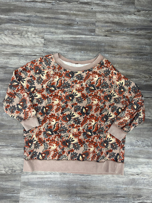 Floral Print Sweater Free People, Size M