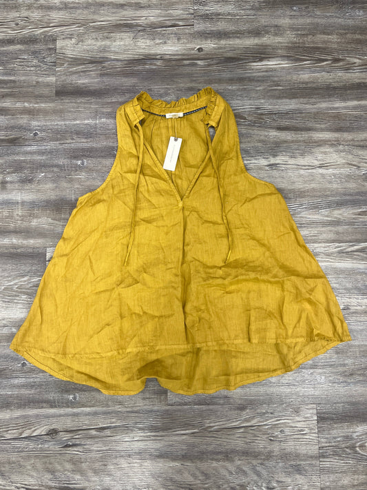 Top Sleeveless By Pilcro In Yellow, Size: M