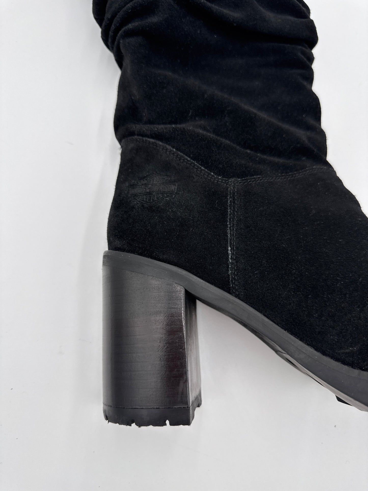 Boots Knee Heels By Harley Davidson In Black, Size: 9.5