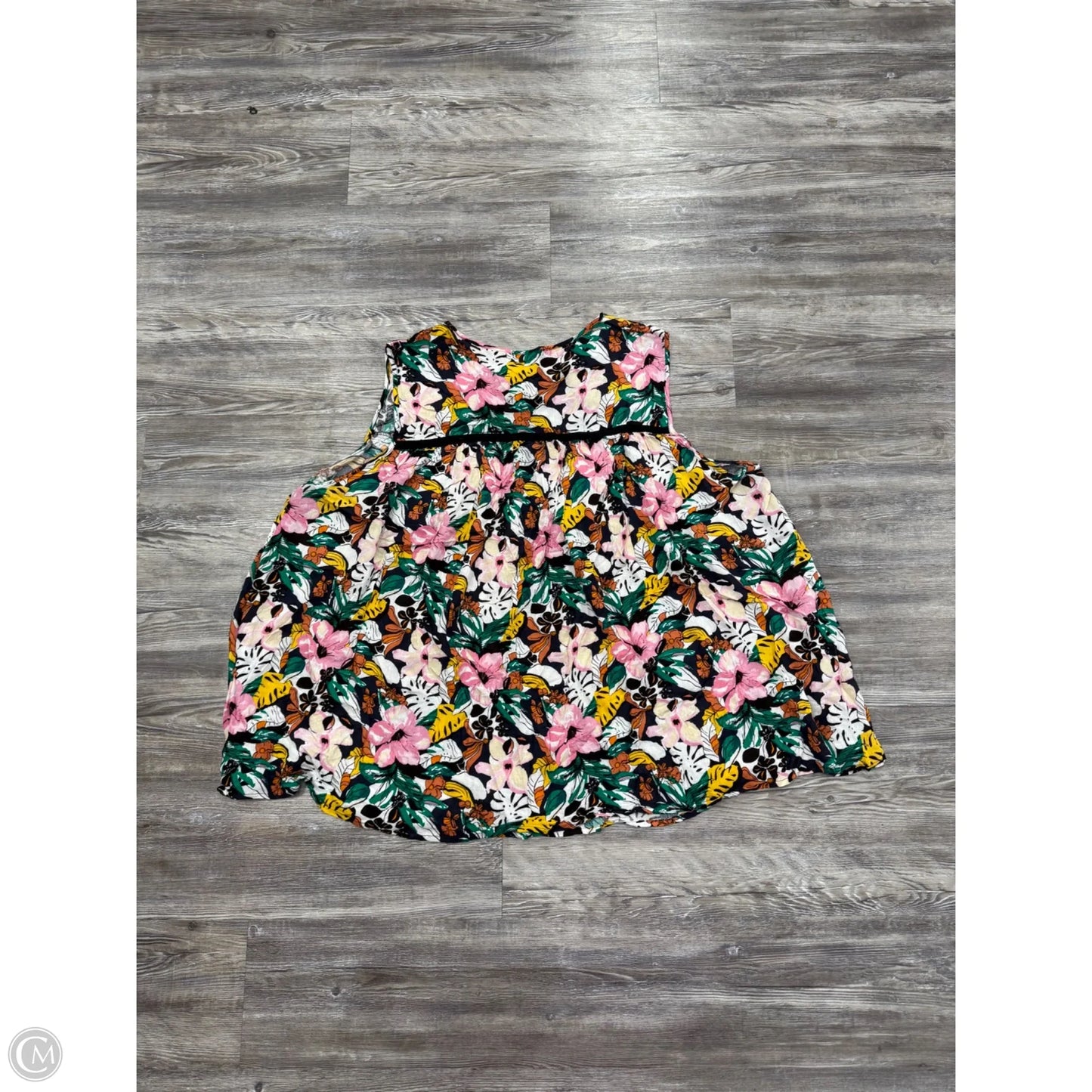 Top Sleeveless By Lane Bryant In Floral Print, Size: 3x