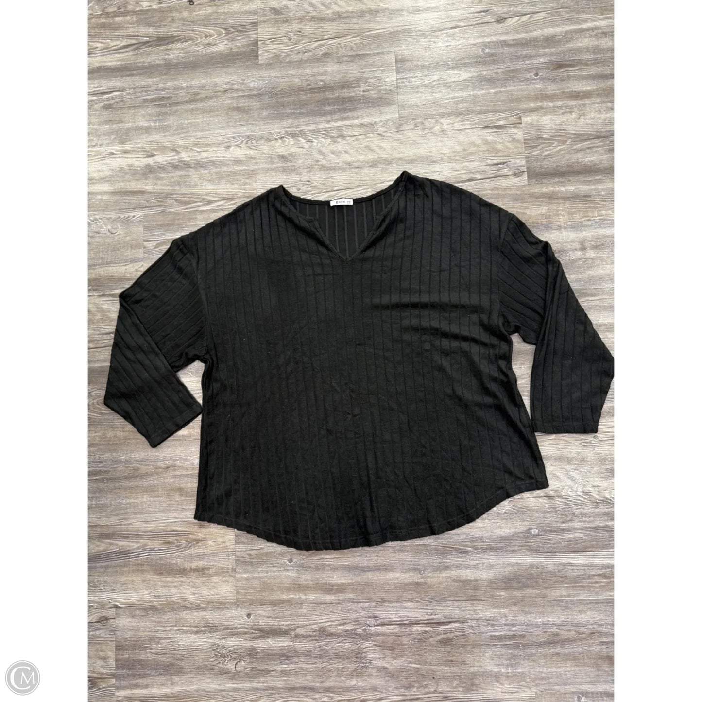Top Long Sleeve Basic By Basic Bae In Black, Size: 3x