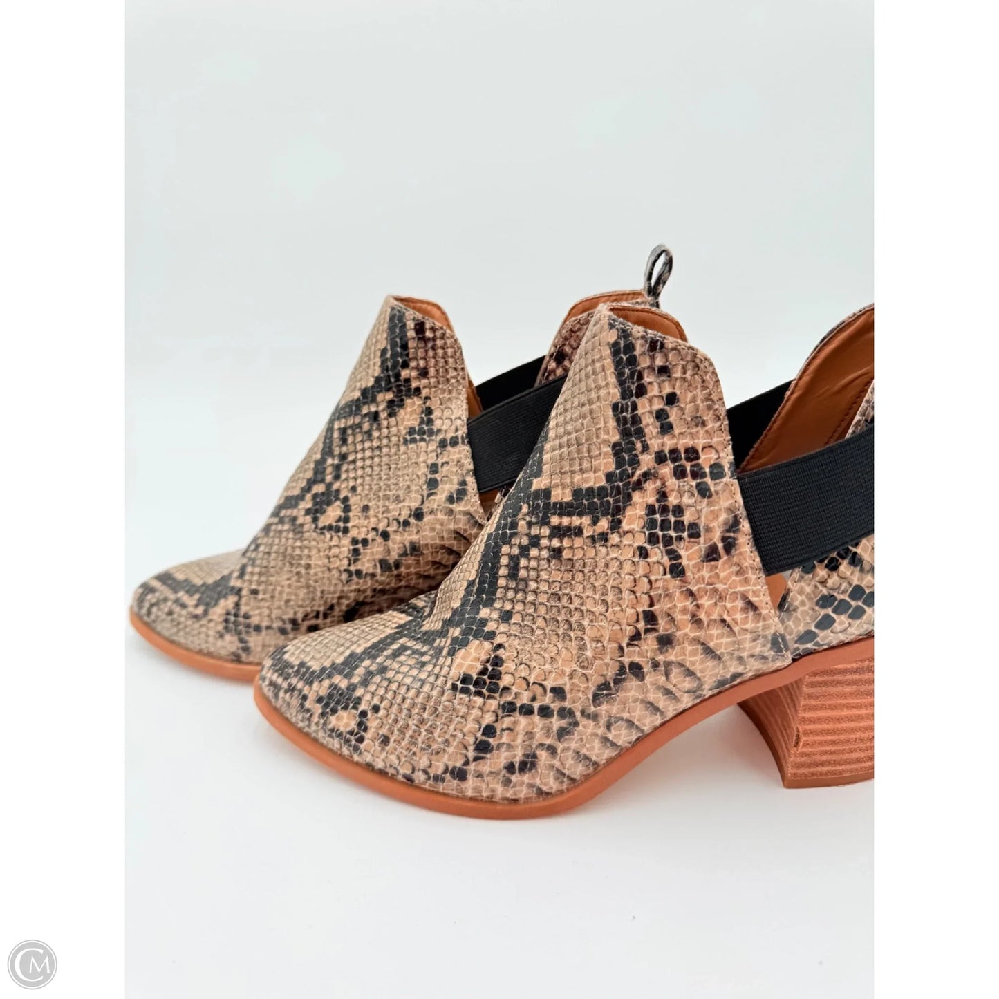 Boots Ankle Heels By Dolce Vita In Snakeskin Print, Size: 9