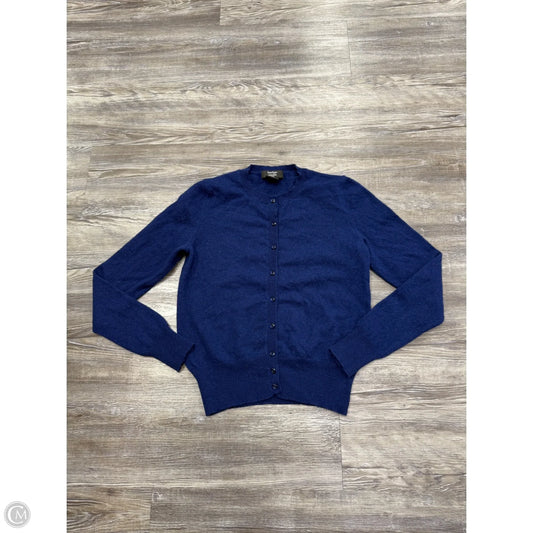 Sweater Cardigan Cashmere By Lord And Taylor In Blue, Size: Sp