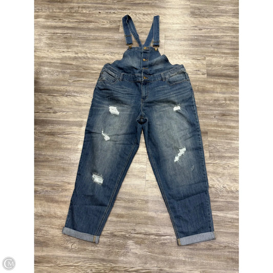 Overalls By Lane Bryant In Blue Denim, Size: 18
