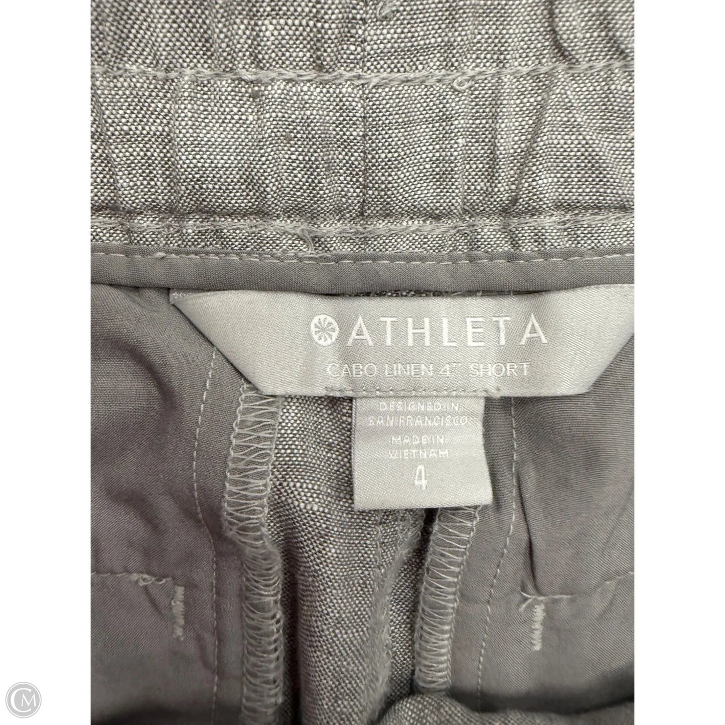 Athletic Shorts By Athleta In Grey, Size: 4