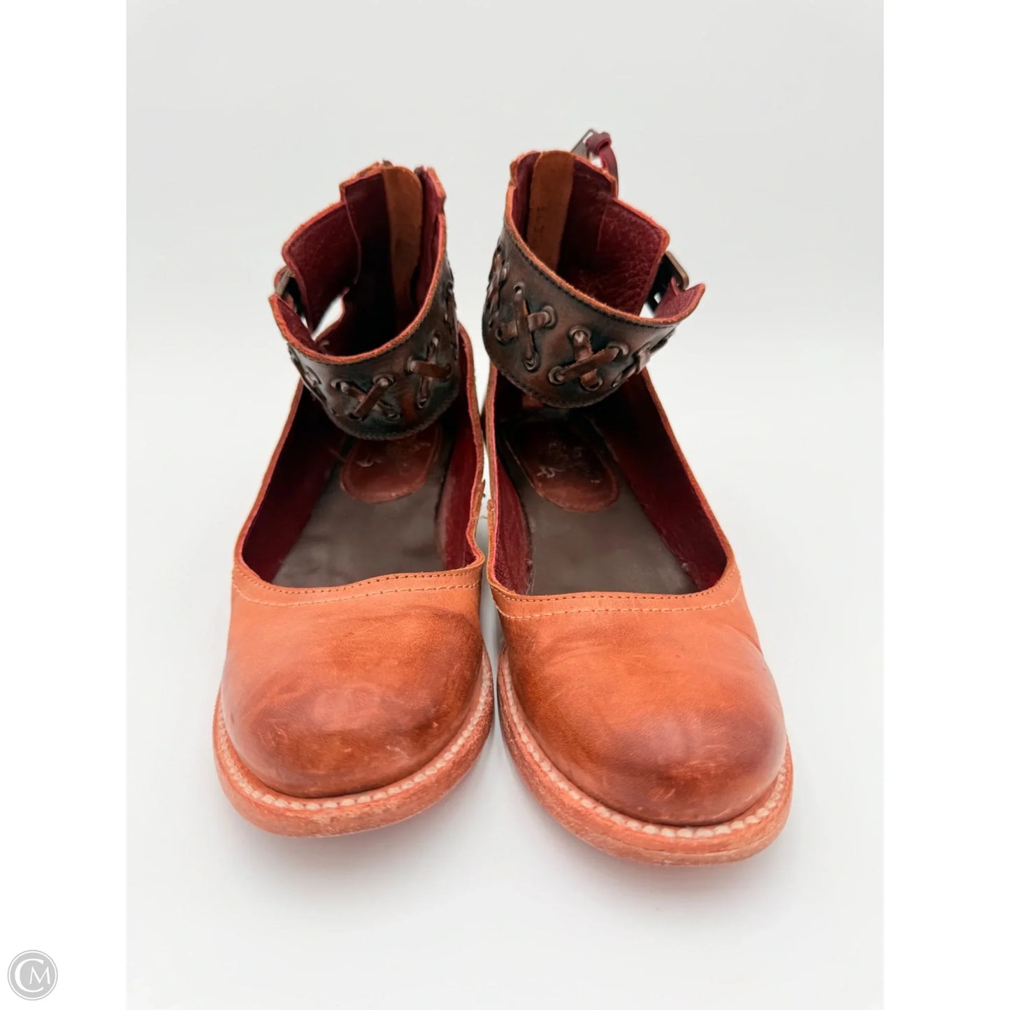 Shoes Heels Block By Freebird In Brown, Size: 6