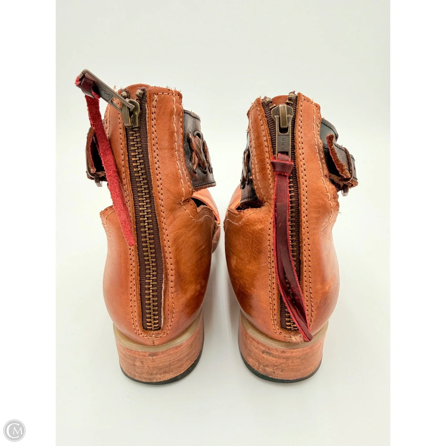 Shoes Heels Block By Freebird In Brown, Size: 6