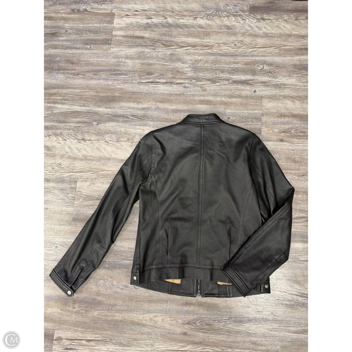Jacket Designer By Coach In Black, Size: M