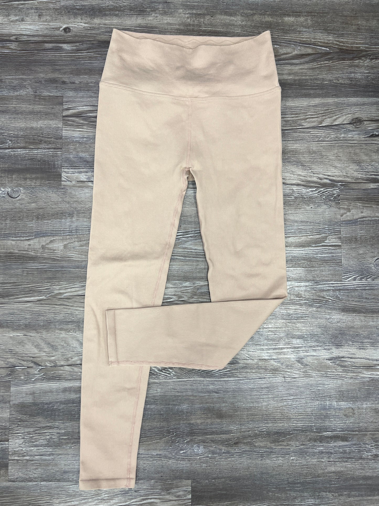 Beige Athletic Leggings Spiritual Gangster, Size M