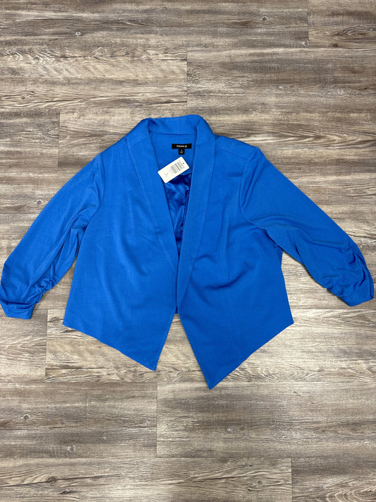 Blazer By Torrid In Blue, Size: 1x