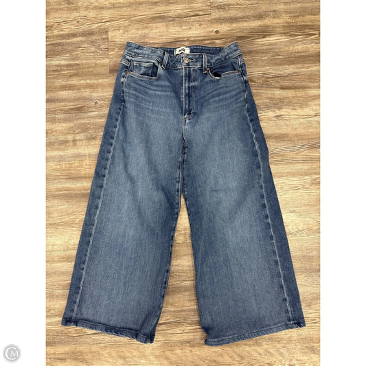 Jeans Wide Leg By Paige In Blue Denim, Size: 12