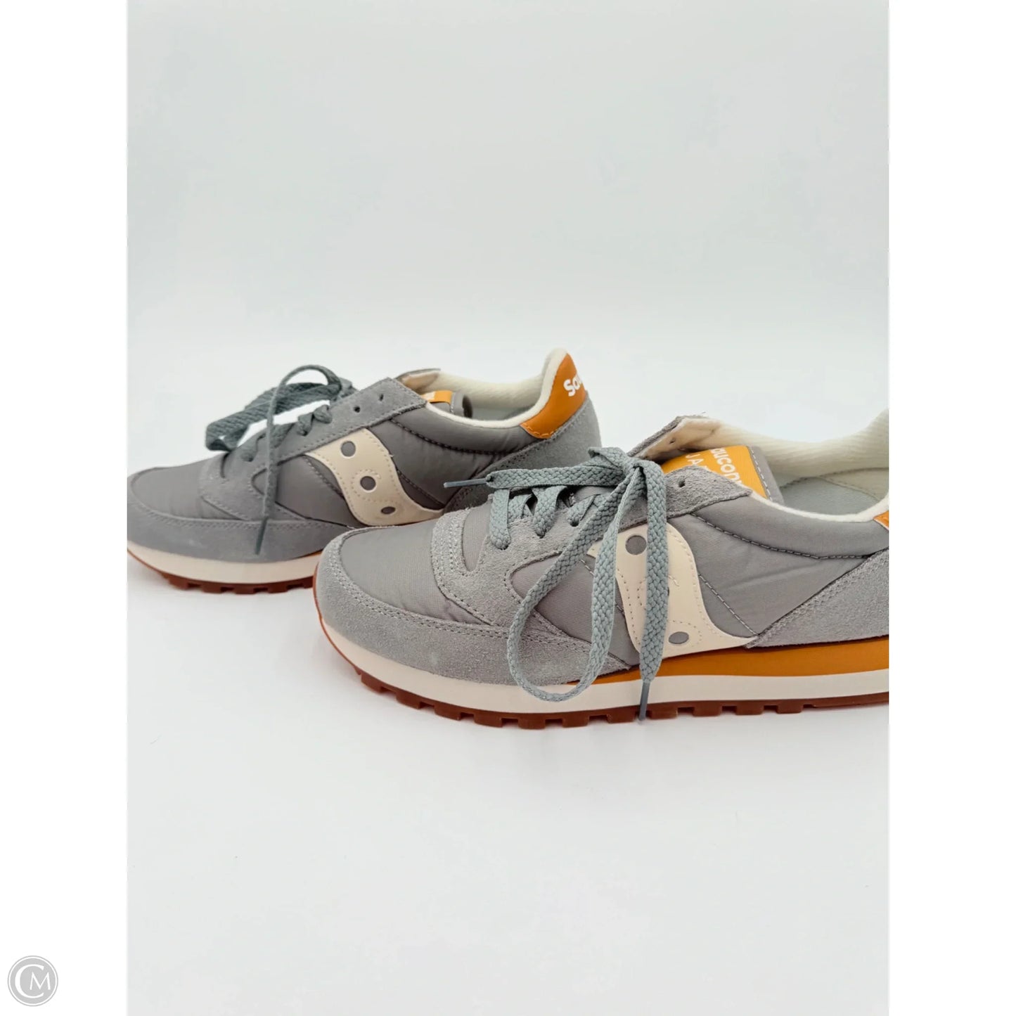 Shoes Sneakers By Saucony In Grey & Yellow, Size: Men’s 7