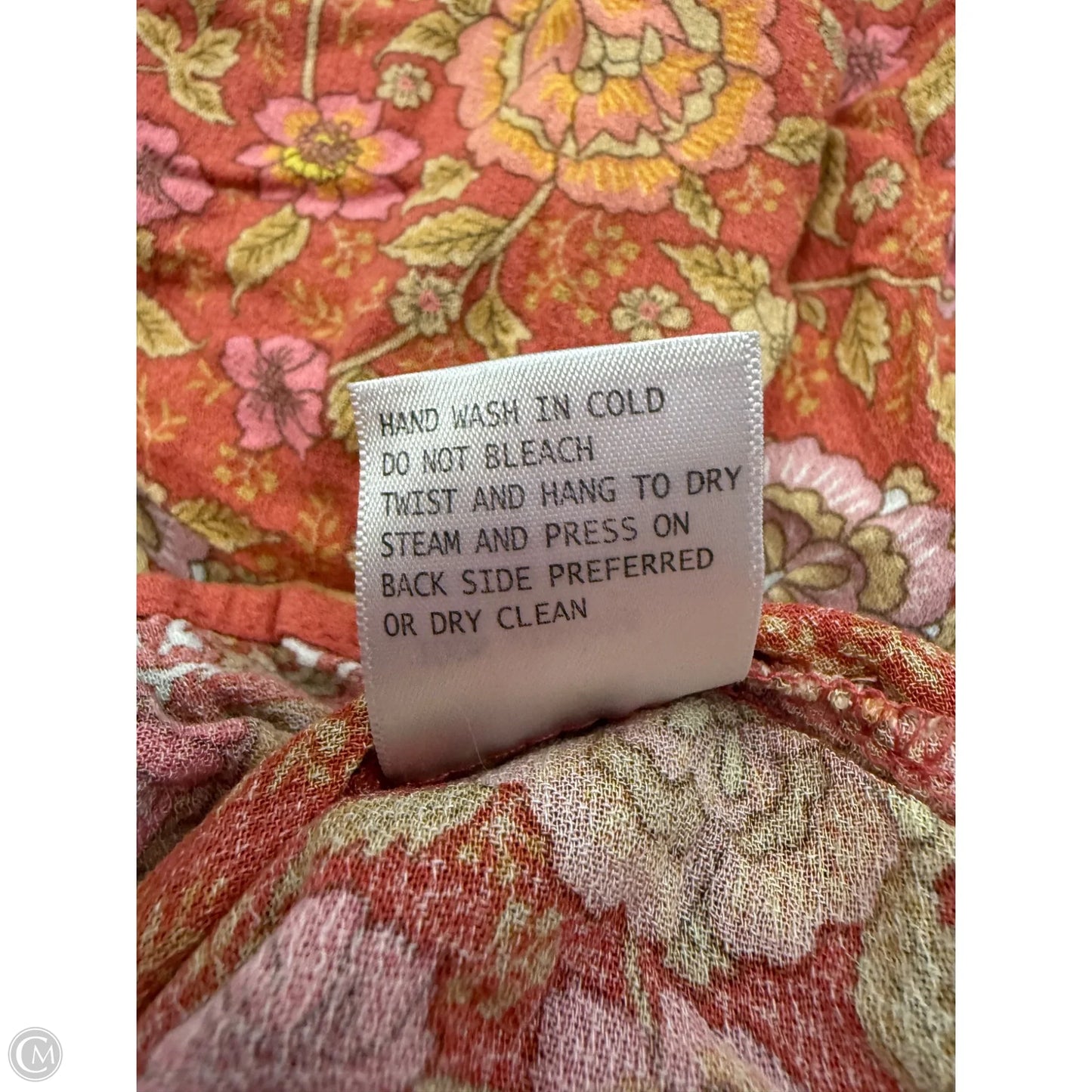 Top 3/4 Sleeve By Rachel Zoe In Orange & Pink, Size: S