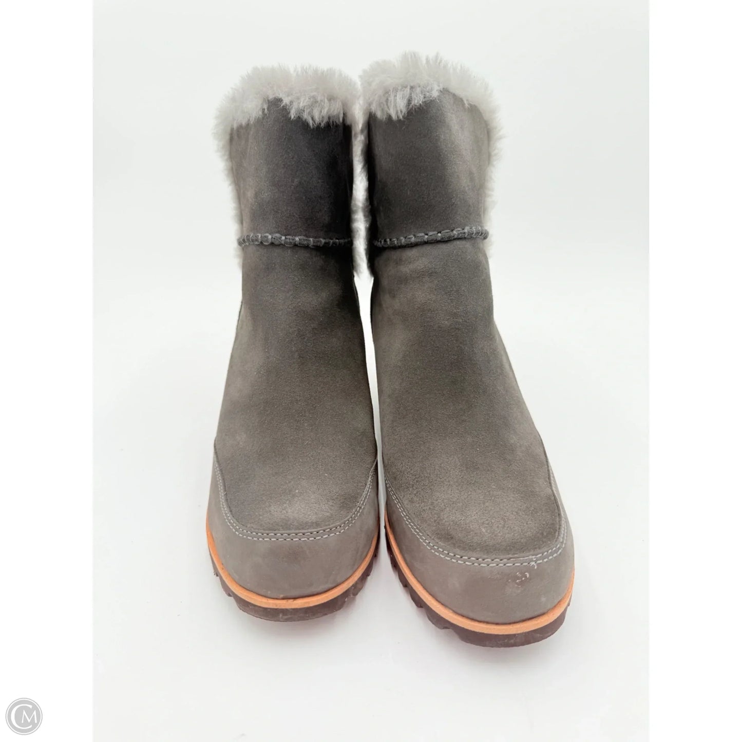 Boots Designer By Ugg In Grey, Size: 10