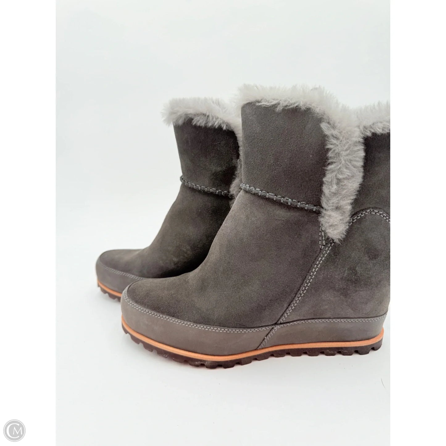 Boots Designer By Ugg In Grey, Size: 10