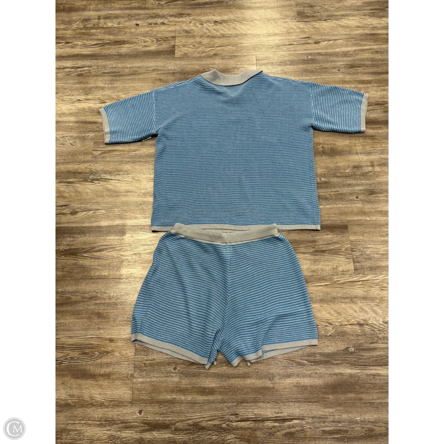 Pajamas 2pc By Amazon Essentials In Blue & Grey, Size: L