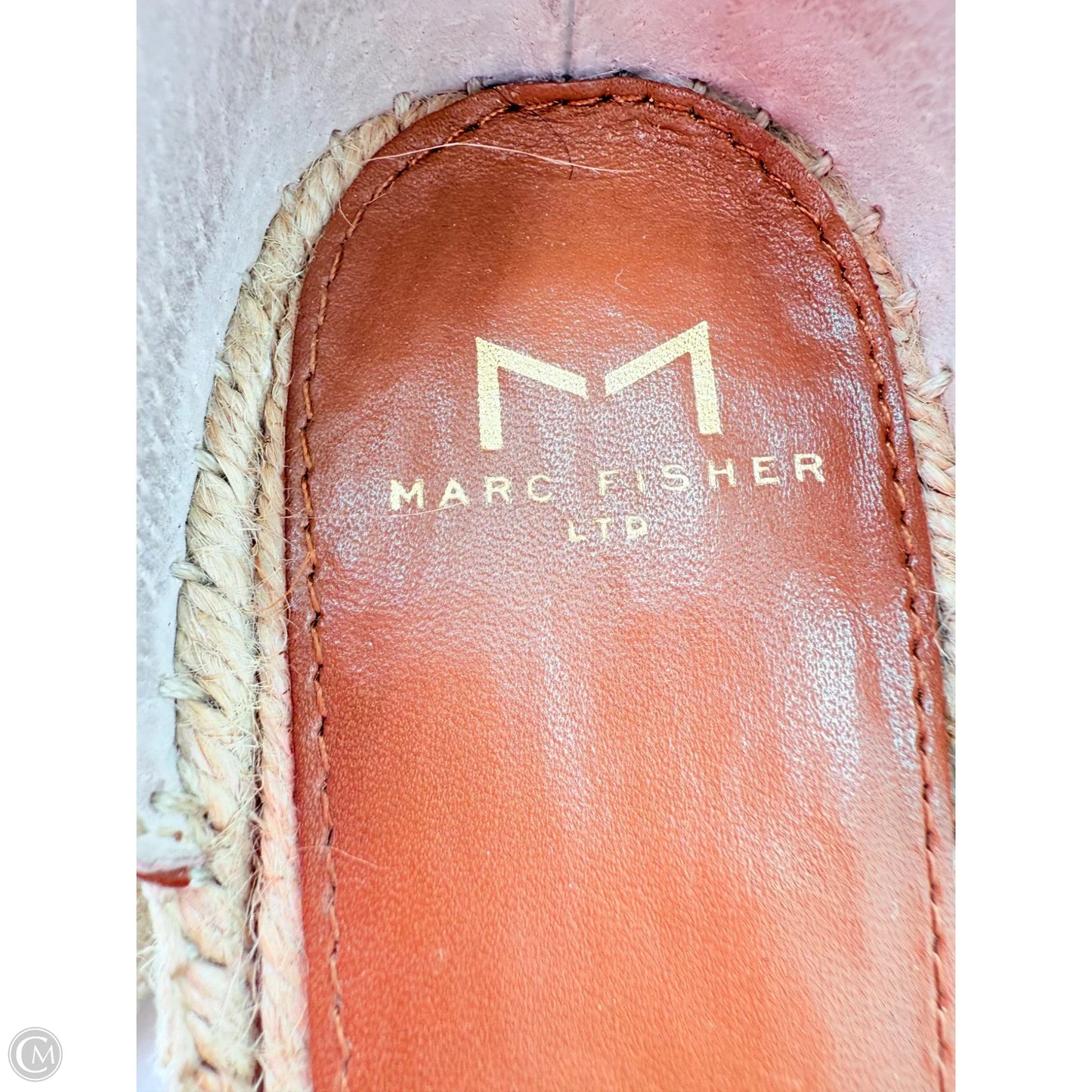 Sandals Heels Platform By Marc Fisher In Tan, Size: 7.5