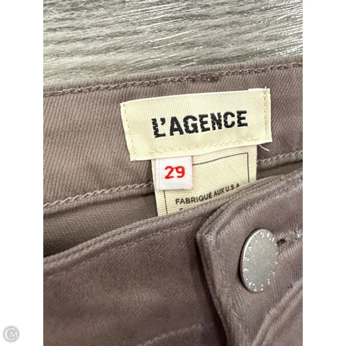 Pants Chinos & Khakis By L Agence In Taupe, Size: 8