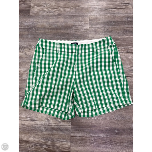 Shorts By J. Crew In Green & White, Size: 2