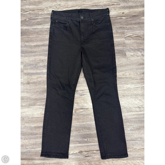 Jeans Straight By Mother In Black, Size: 10