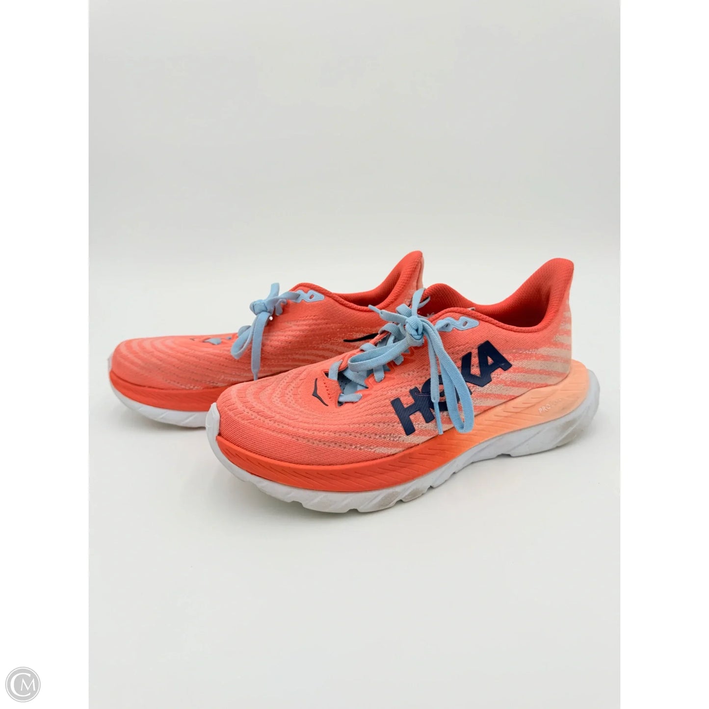 Shoes Athletic By Hoka In Orange, Size: 7