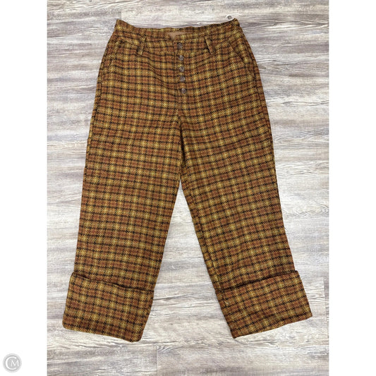 Pants Other By Free People In Plaid Pattern, Size: 14