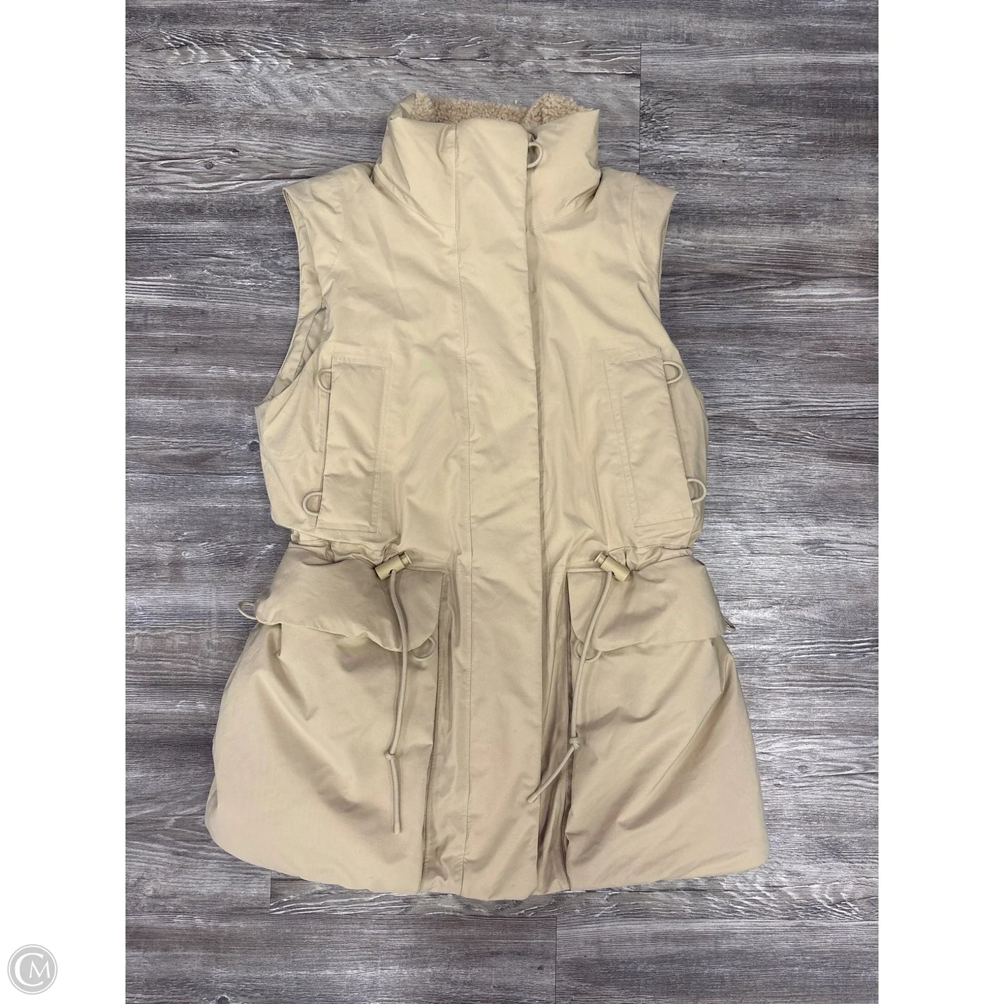 Vest Puffer & Quilted By Lululemon In Beige, Size: 2