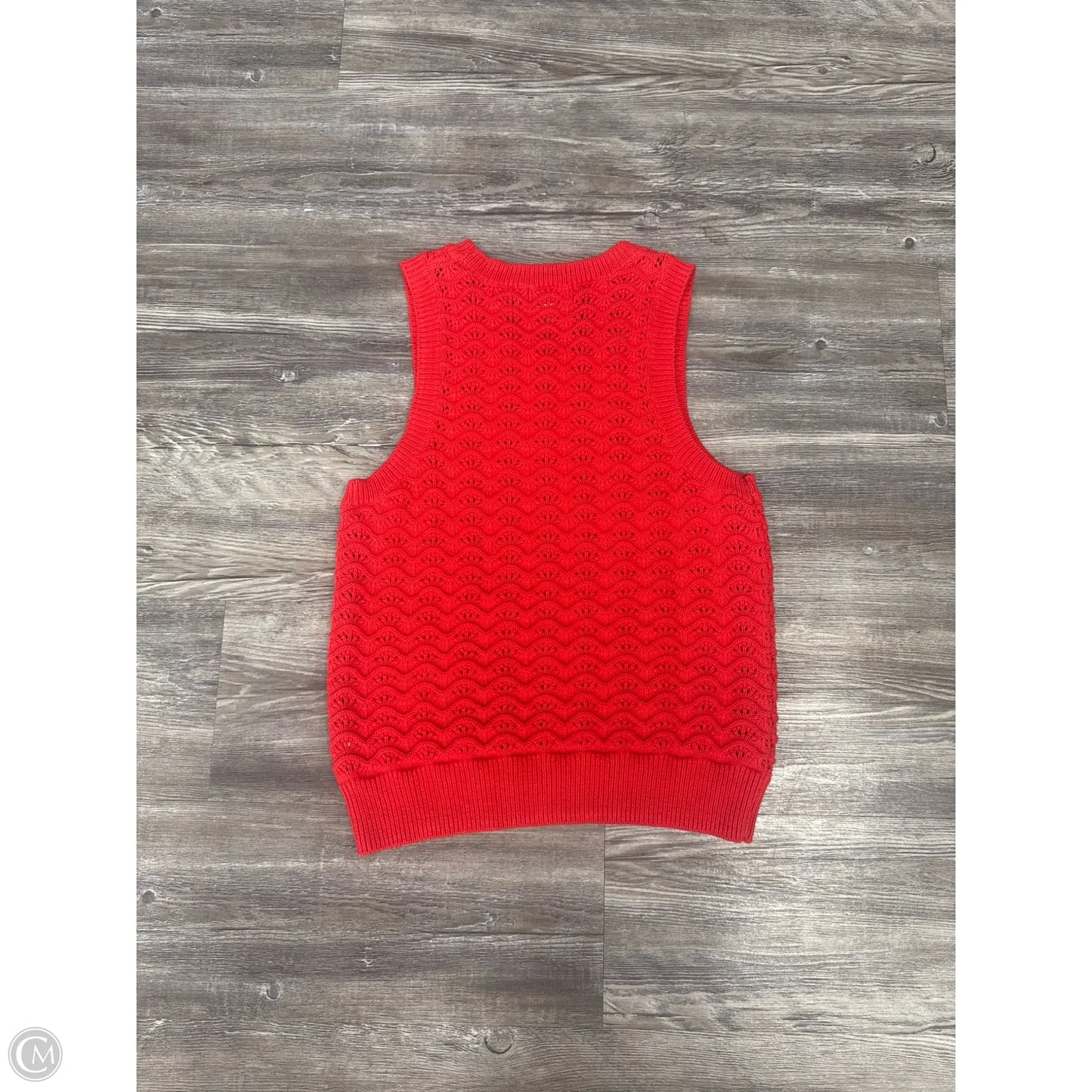 Top Sleeveless By Evereve In Red, Size: S