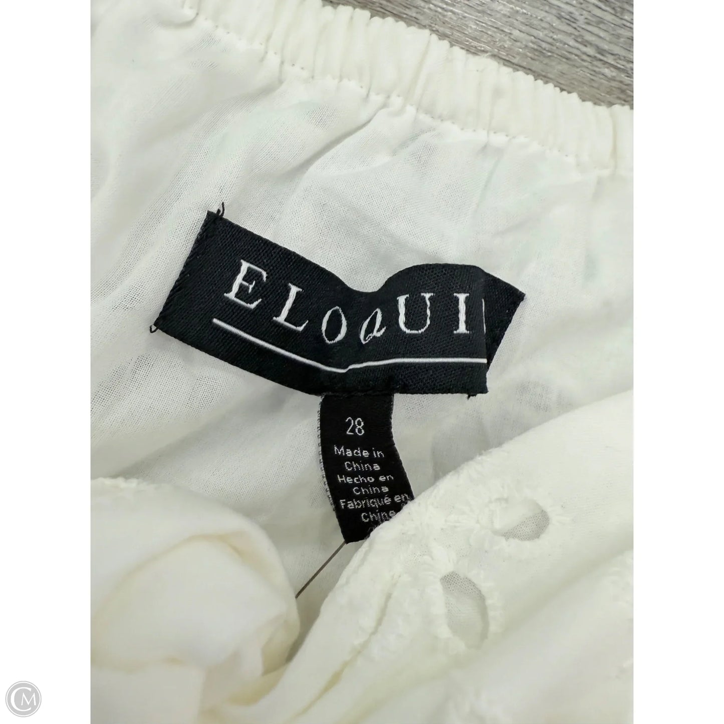 Dress Casual Maxi By Eloquii In White, Size: 28