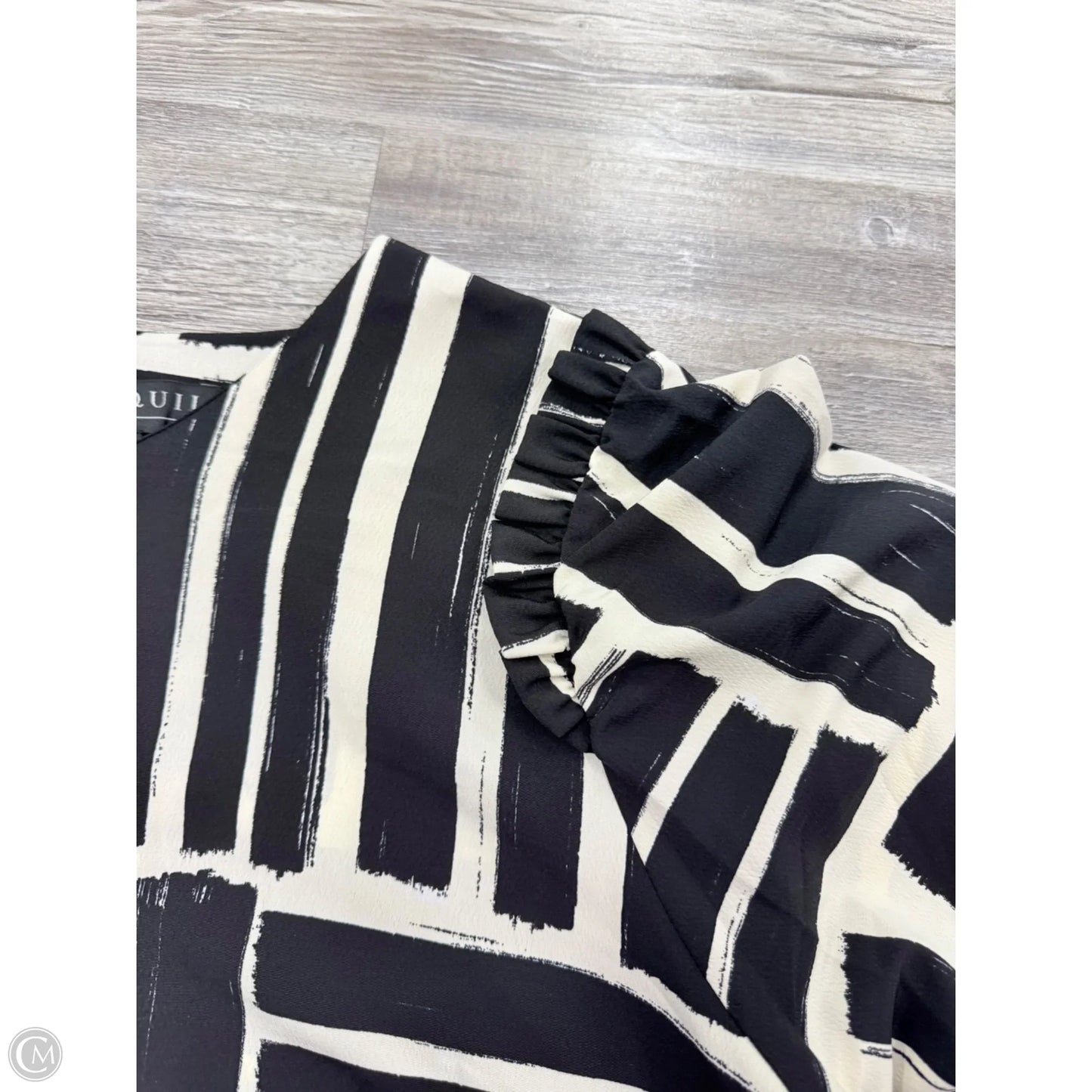 Dress Casual Short By Eloquii In Black & White, Size: 28