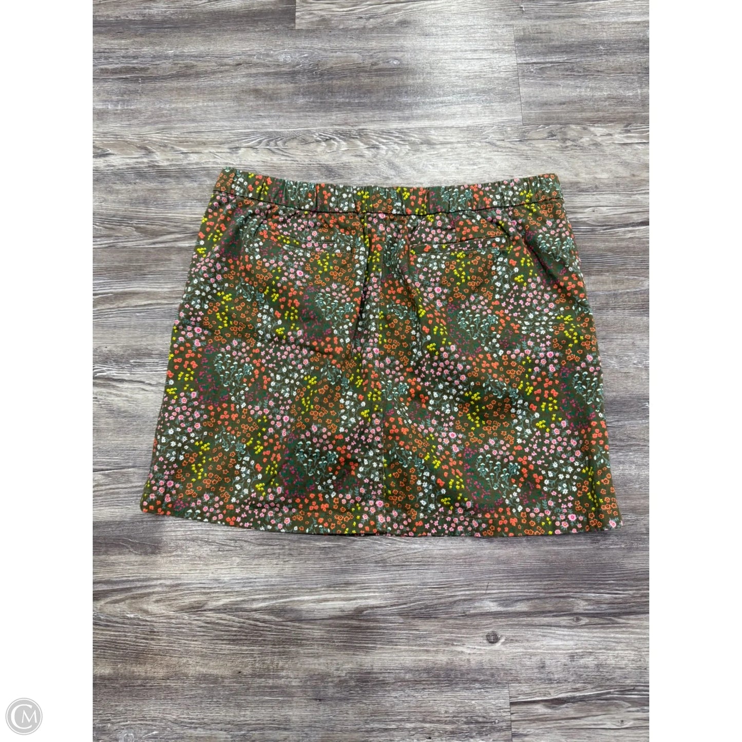 Skort By Lands End In Floral Print, Size: 16