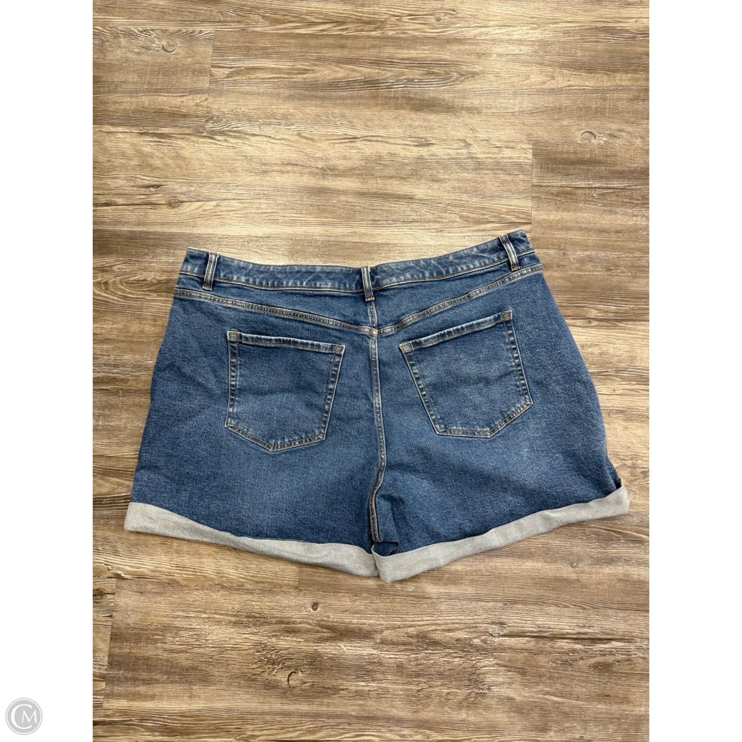 Shorts By Lane Bryant In Blue Denim, Size: 22