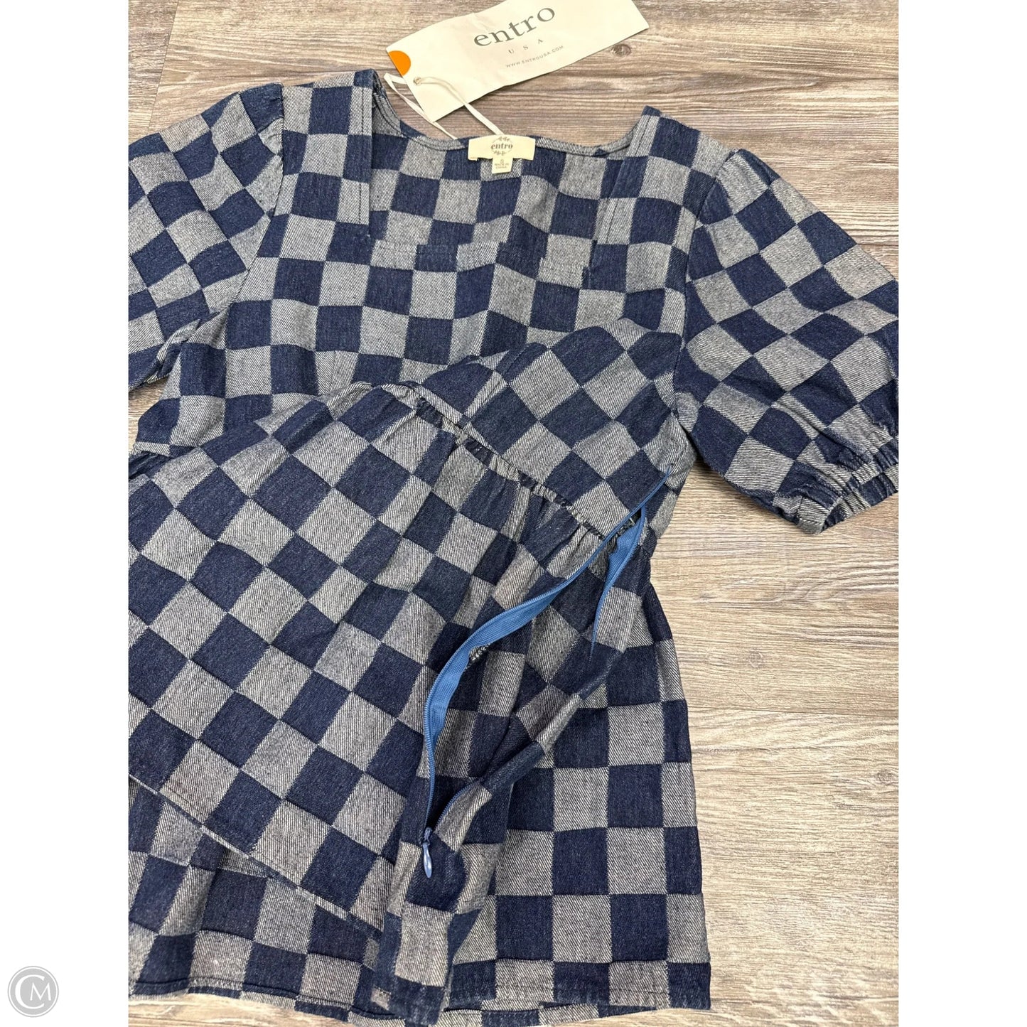 Top Short Sleeve By Entro In Blue, Size: S