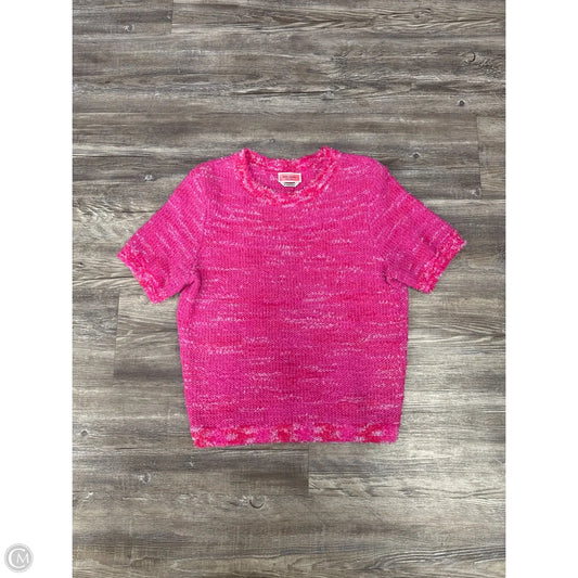 Top Short Sleeve Designer By Kate Spade In Pink, Size: Xs