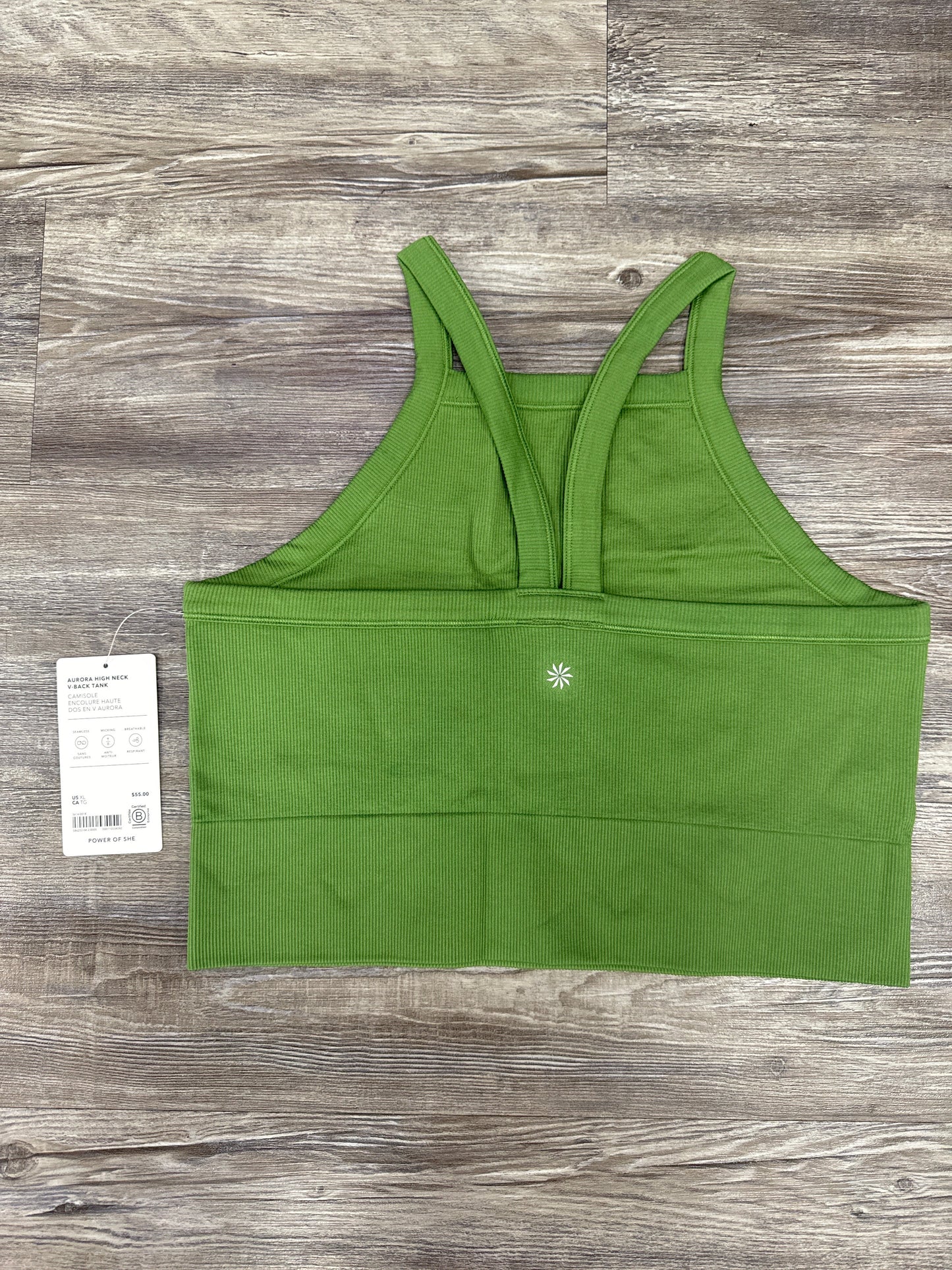 Athletic Tank Top By Athleta In Green, Size: Xl