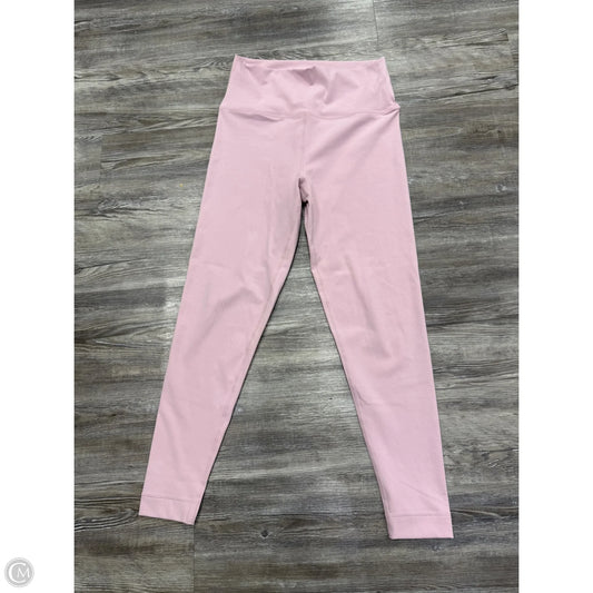 Athletic Leggings By Set Active In Pink, Size: L