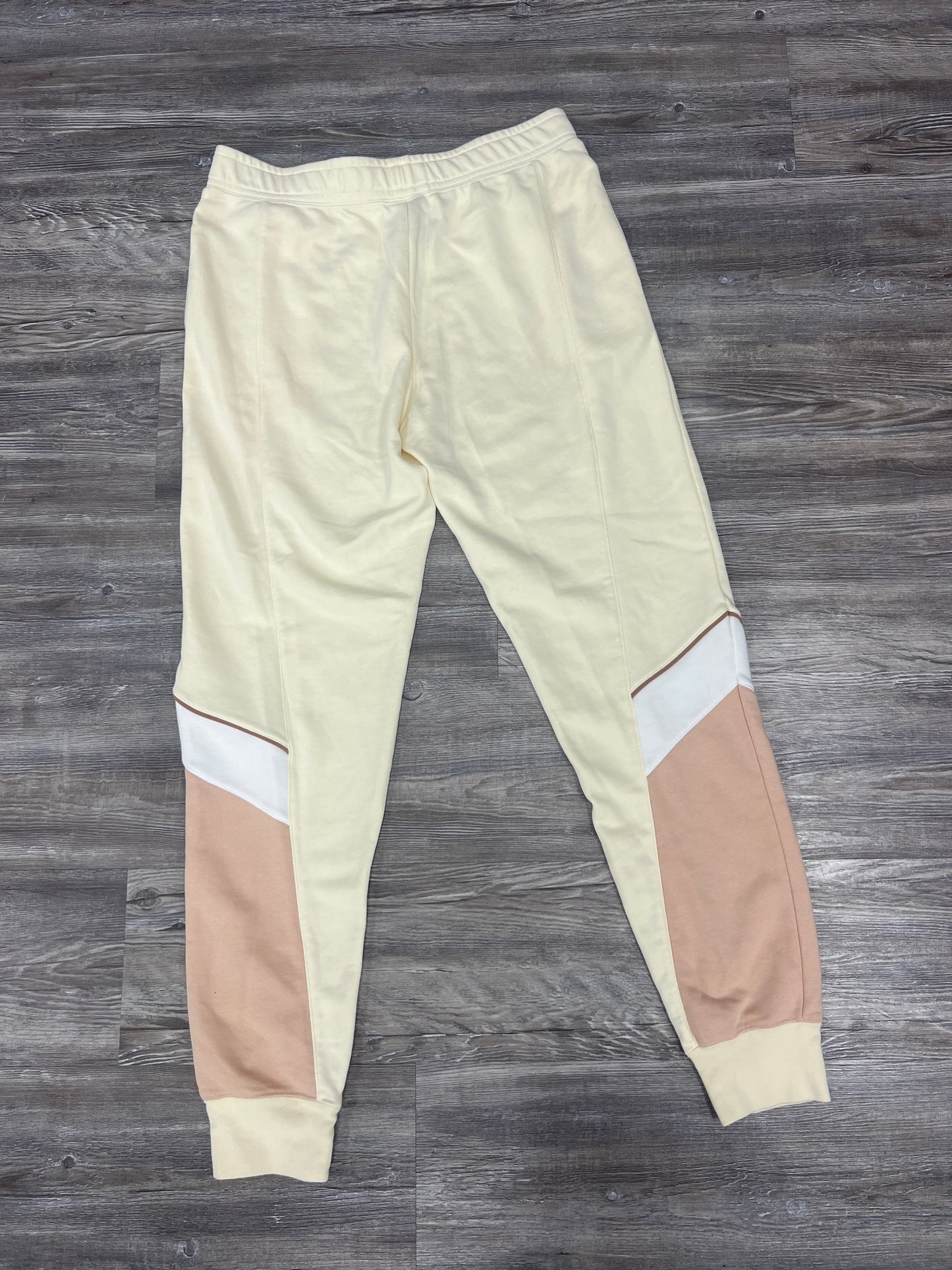 Athletic Pants By Nike In Cream, Size: M