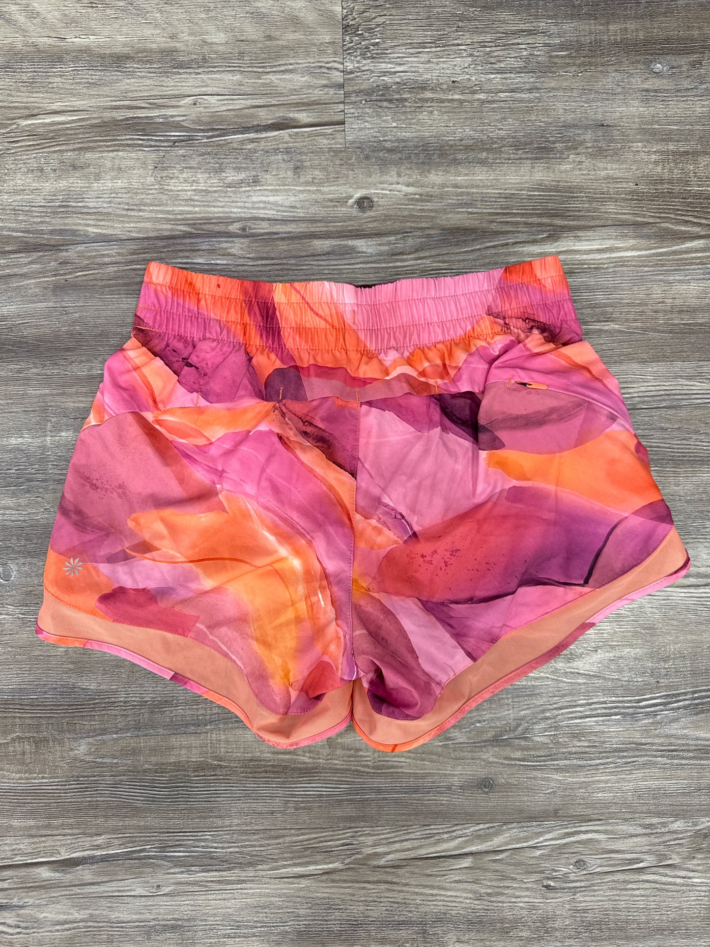 Athletic Shorts By Athleta In Orange & Pink, Size: Xs